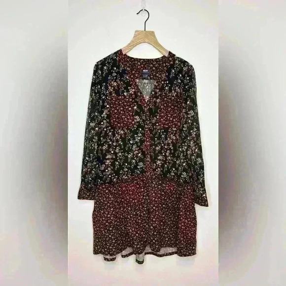 Anthropologie Mauve Marlie Button-Front Chambray Tunic, sz medium - Picture 4 of 11